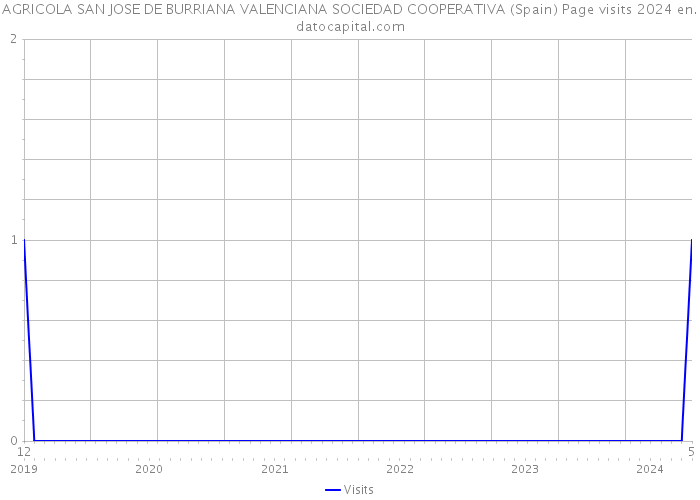 AGRICOLA SAN JOSE DE BURRIANA VALENCIANA SOCIEDAD COOPERATIVA (Spain) Page visits 2024 