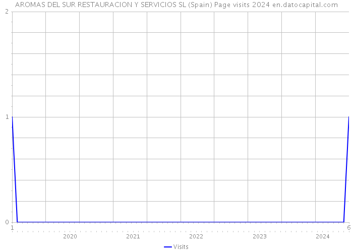 AROMAS DEL SUR RESTAURACION Y SERVICIOS SL (Spain) Page visits 2024 