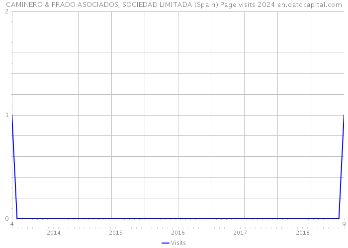 CAMINERO & PRADO ASOCIADOS, SOCIEDAD LIMITADA (Spain) Page visits 2024 