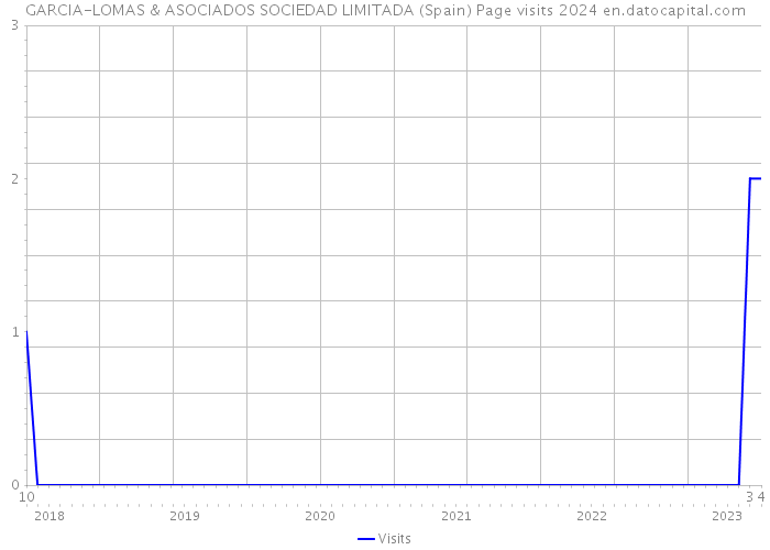 GARCIA-LOMAS & ASOCIADOS SOCIEDAD LIMITADA (Spain) Page visits 2024 
