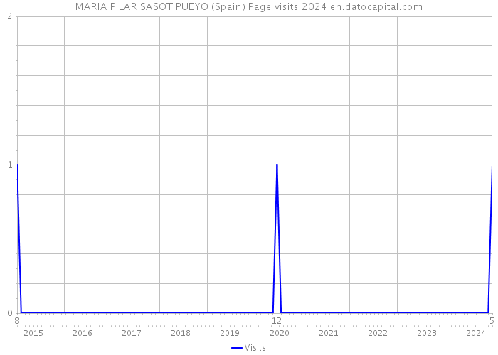 MARIA PILAR SASOT PUEYO (Spain) Page visits 2024 
