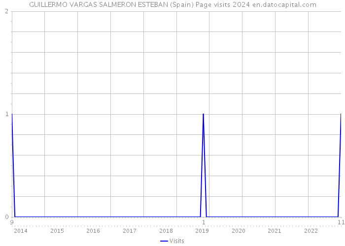 GUILLERMO VARGAS SALMERON ESTEBAN (Spain) Page visits 2024 