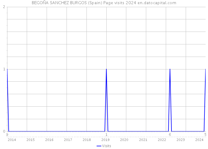 BEGOÑA SANCHEZ BURGOS (Spain) Page visits 2024 