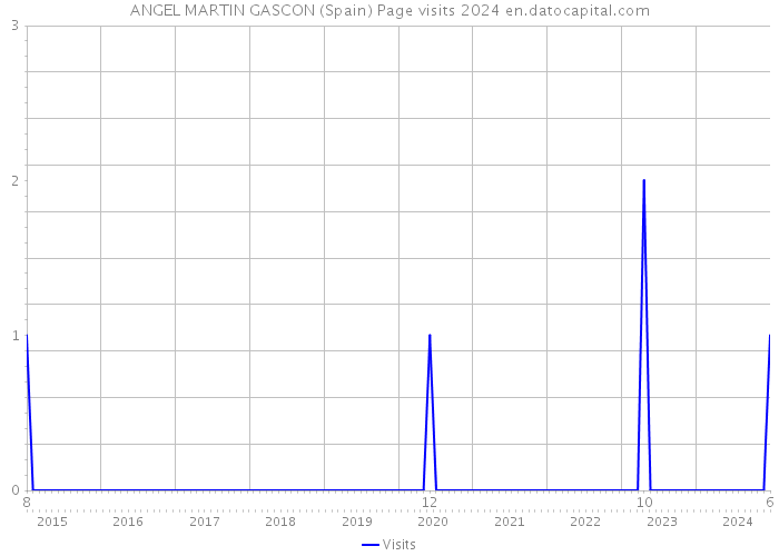 ANGEL MARTIN GASCON (Spain) Page visits 2024 