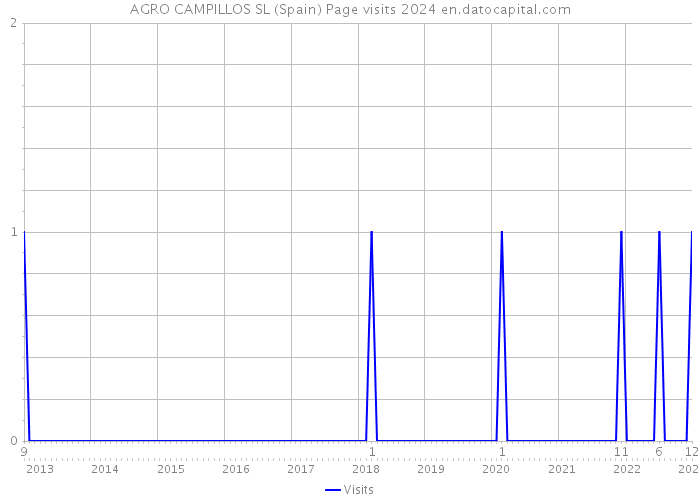 AGRO CAMPILLOS SL (Spain) Page visits 2024 