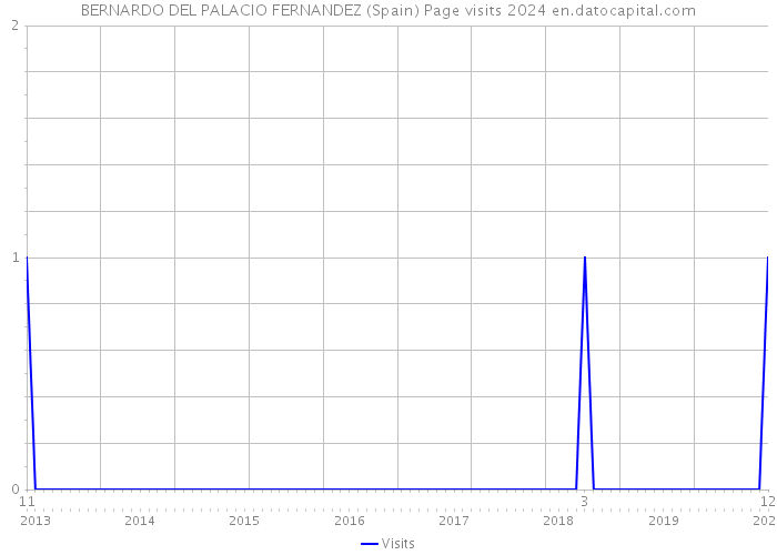 BERNARDO DEL PALACIO FERNANDEZ (Spain) Page visits 2024 