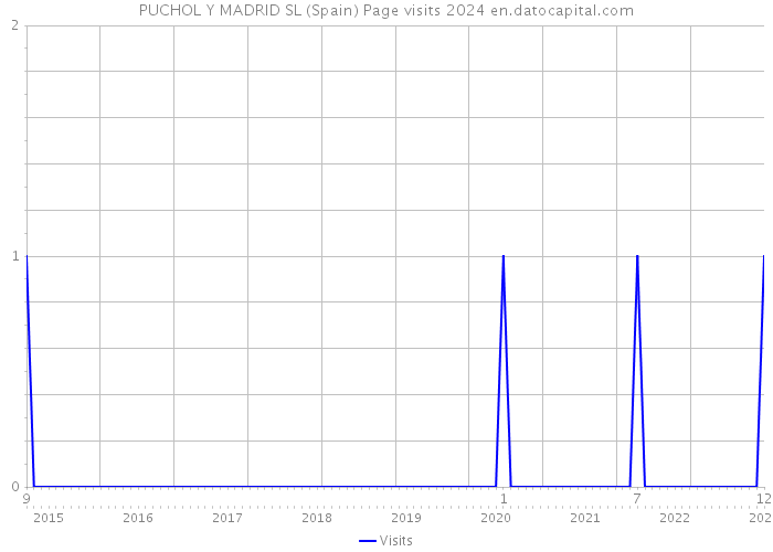 PUCHOL Y MADRID SL (Spain) Page visits 2024 