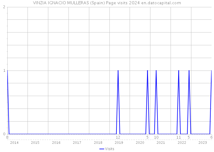 VINZIA IGNACIO MULLERAS (Spain) Page visits 2024 