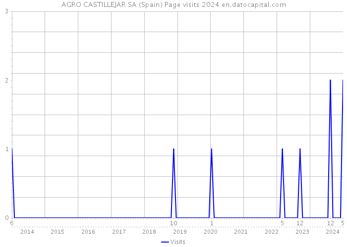 AGRO CASTILLEJAR SA (Spain) Page visits 2024 