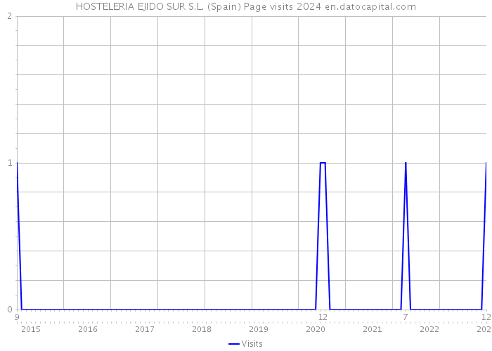 HOSTELERIA EJIDO SUR S.L. (Spain) Page visits 2024 