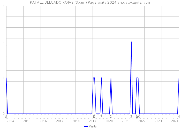 RAFAEL DELGADO ROJAS (Spain) Page visits 2024 