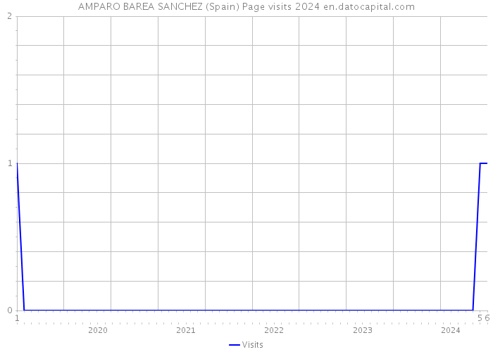 AMPARO BAREA SANCHEZ (Spain) Page visits 2024 