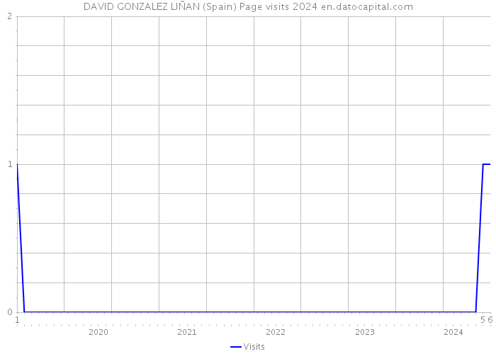 DAVID GONZALEZ LIÑAN (Spain) Page visits 2024 