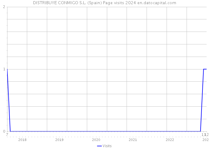 DISTRIBUYE CONMIGO S.L. (Spain) Page visits 2024 