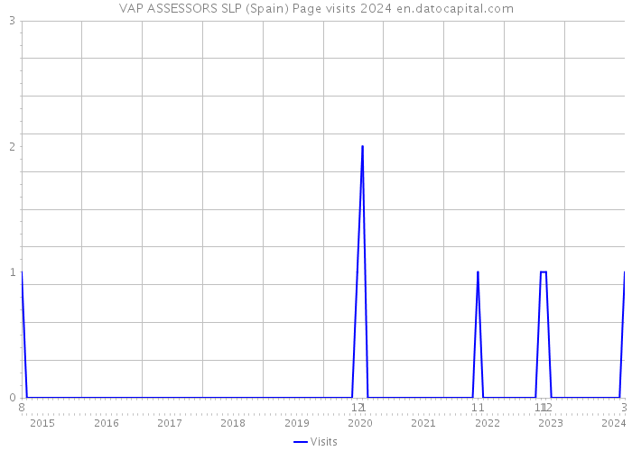 VAP ASSESSORS SLP (Spain) Page visits 2024 