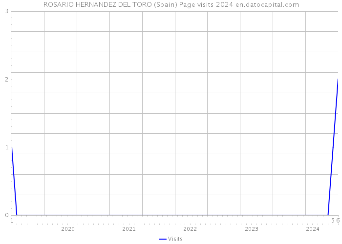 ROSARIO HERNANDEZ DEL TORO (Spain) Page visits 2024 