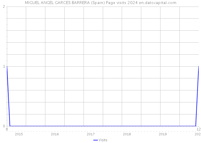 MIGUEL ANGEL GARCES BARRERA (Spain) Page visits 2024 