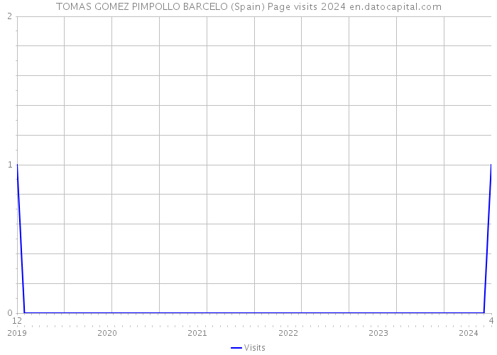 TOMAS GOMEZ PIMPOLLO BARCELO (Spain) Page visits 2024 