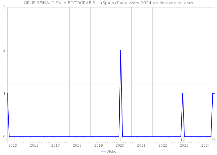 GRUP REINALD SALA FOTOGRAF S.L. (Spain) Page visits 2024 