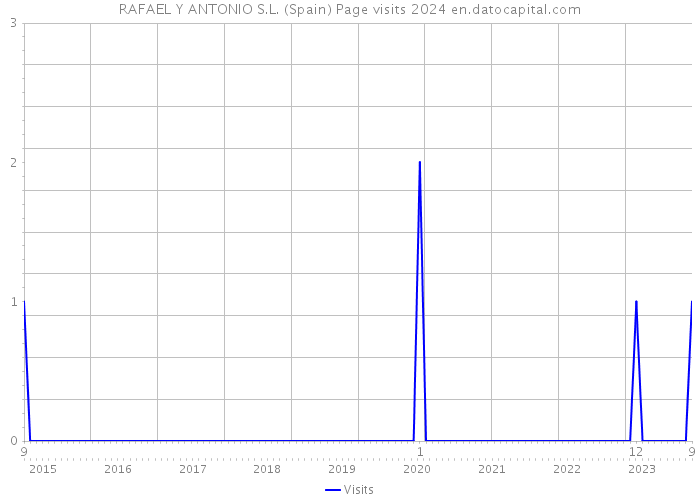 RAFAEL Y ANTONIO S.L. (Spain) Page visits 2024 