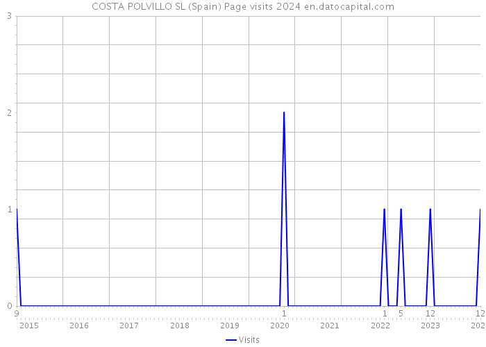 COSTA POLVILLO SL (Spain) Page visits 2024 