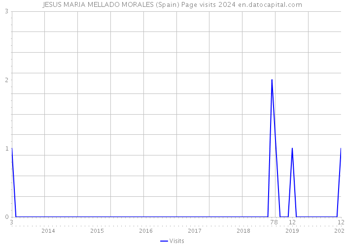 JESUS MARIA MELLADO MORALES (Spain) Page visits 2024 