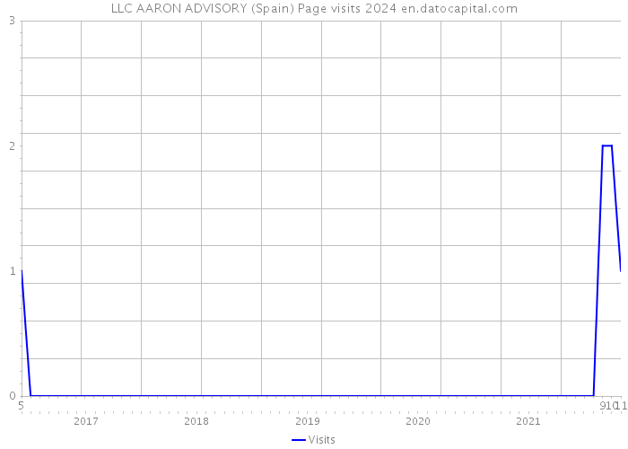 LLC AARON ADVISORY (Spain) Page visits 2024 