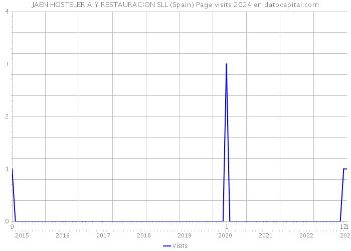 JAEN HOSTELERIA Y RESTAURACION SLL (Spain) Page visits 2024 