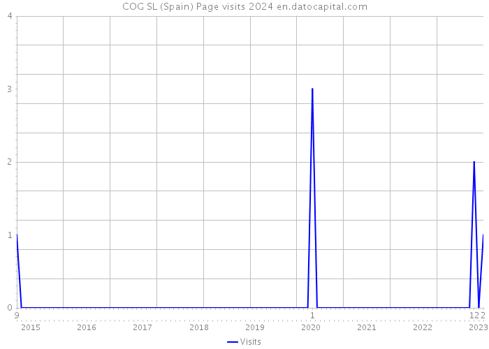 COG SL (Spain) Page visits 2024 