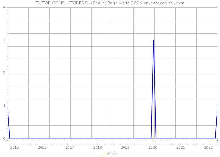 TUTOR CONSULTORES SL (Spain) Page visits 2024 