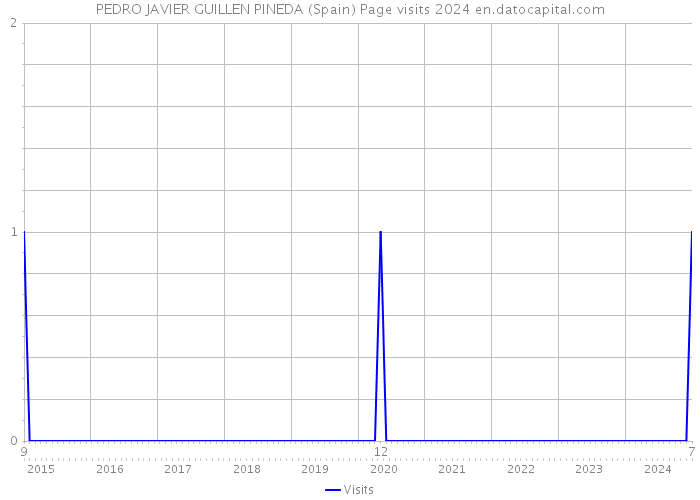 PEDRO JAVIER GUILLEN PINEDA (Spain) Page visits 2024 
