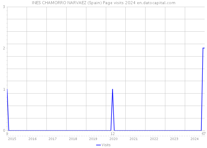 INES CHAMORRO NARVAEZ (Spain) Page visits 2024 