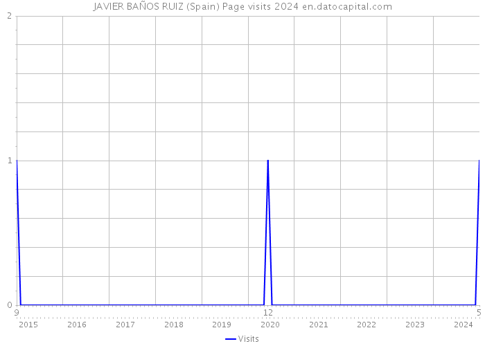 JAVIER BAÑOS RUIZ (Spain) Page visits 2024 