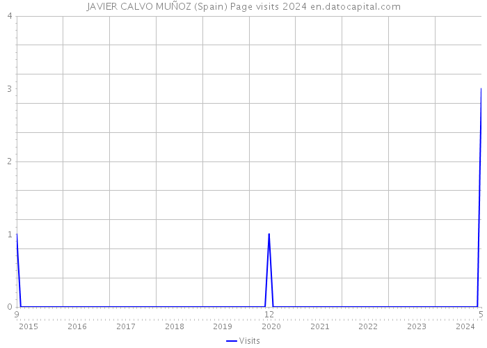 JAVIER CALVO MUÑOZ (Spain) Page visits 2024 