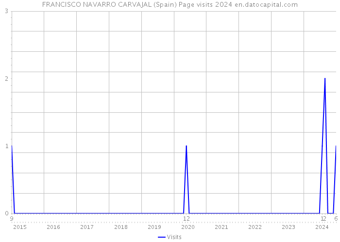 FRANCISCO NAVARRO CARVAJAL (Spain) Page visits 2024 