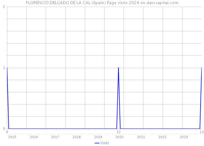 FLORENCIO DELGADO DE LA CAL (Spain) Page visits 2024 