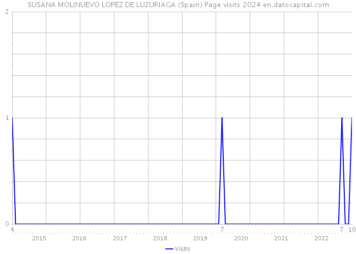 SUSANA MOLINUEVO LOPEZ DE LUZURIAGA (Spain) Page visits 2024 