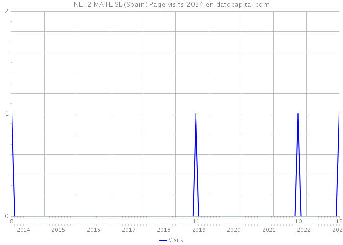 NET2 MATE SL (Spain) Page visits 2024 