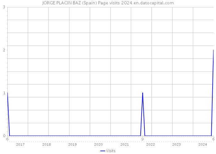 JORGE PLACIN BAZ (Spain) Page visits 2024 