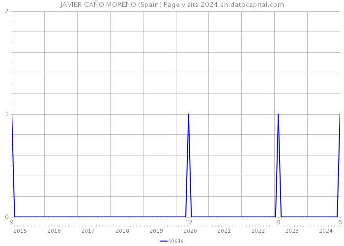 JAVIER CAÑO MORENO (Spain) Page visits 2024 