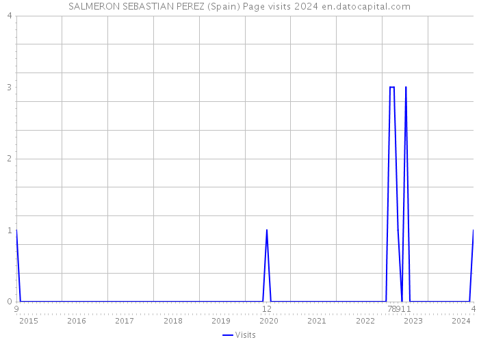 SALMERON SEBASTIAN PEREZ (Spain) Page visits 2024 