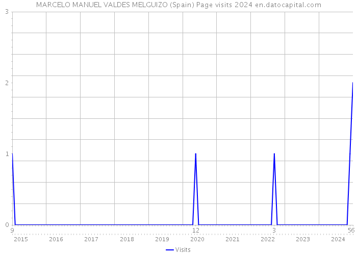 MARCELO MANUEL VALDES MELGUIZO (Spain) Page visits 2024 