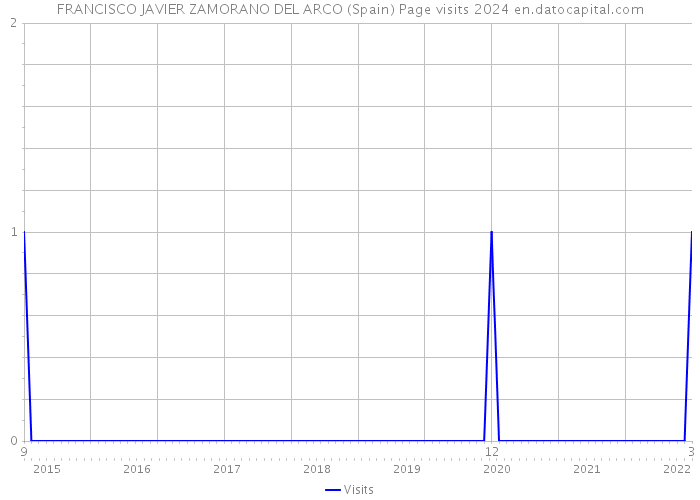 FRANCISCO JAVIER ZAMORANO DEL ARCO (Spain) Page visits 2024 