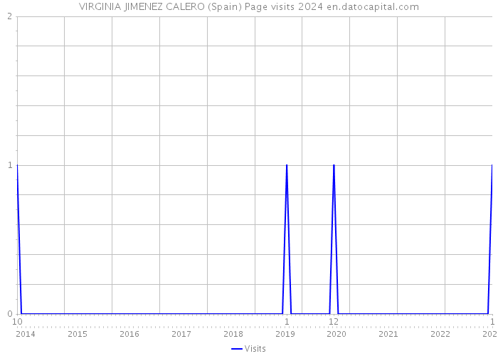 VIRGINIA JIMENEZ CALERO (Spain) Page visits 2024 