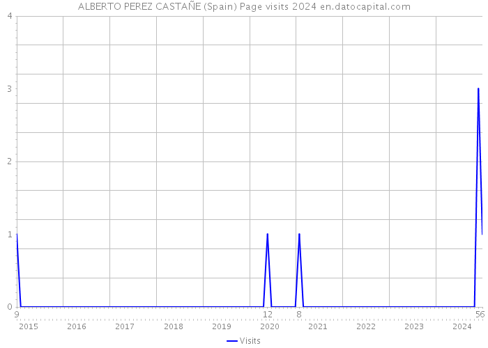 ALBERTO PEREZ CASTAÑE (Spain) Page visits 2024 