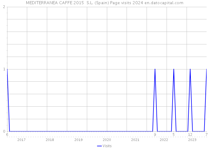 MEDITERRANEA CAFFE 2015 S.L. (Spain) Page visits 2024 