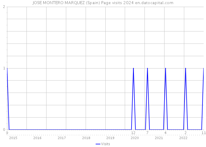 JOSE MONTERO MARQUEZ (Spain) Page visits 2024 