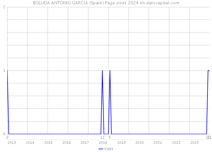 BOLUDA ANTONIO GARCIA (Spain) Page visits 2024 
