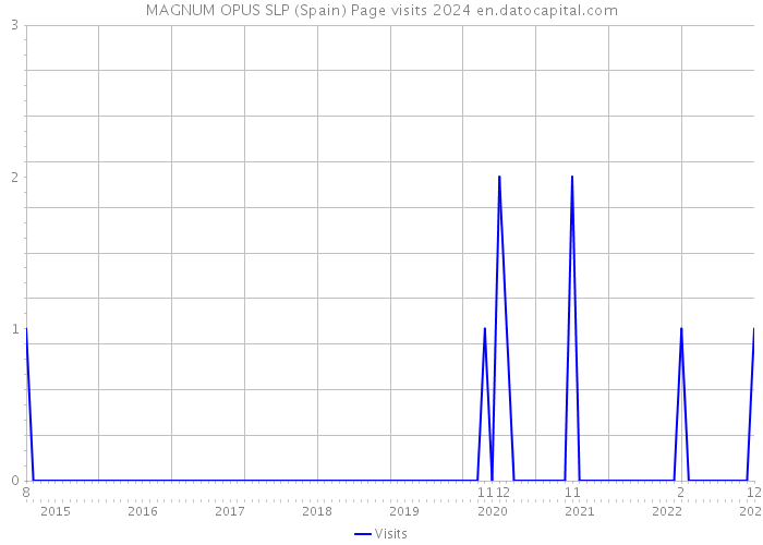 MAGNUM OPUS SLP (Spain) Page visits 2024 