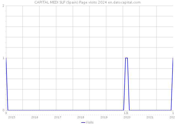 CAPITAL MEDI SLP (Spain) Page visits 2024 